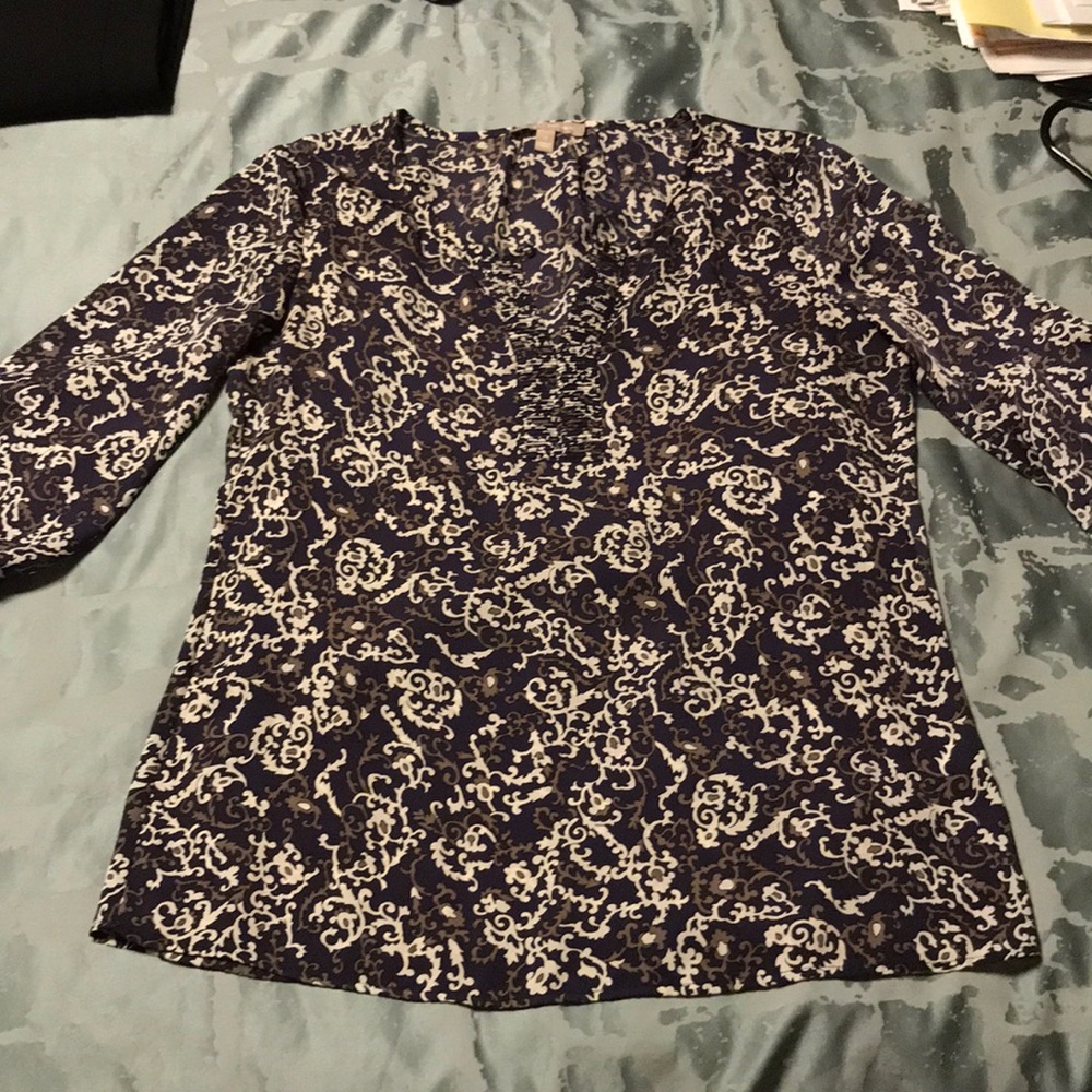 Banana republic silky shirt